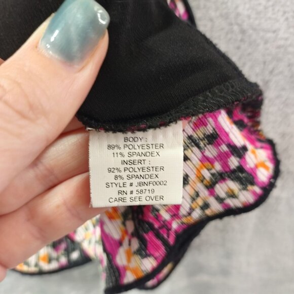 Notations Womens Ring Keyhole Stretch Knit Top XL Abstract Stripe High Low Artsy - Picture 12 of 12